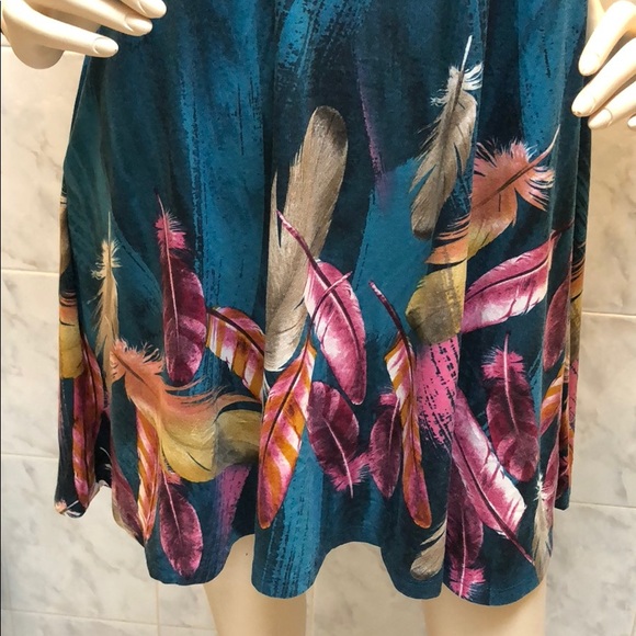 LAST 1! Long sleeve scoop neck floral print dress. - Picture 6 of 7